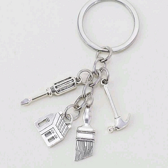 Hand Tools Charm Keychain. - Picture 4 of 4